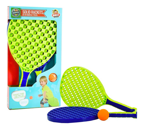 Set Raquetas De Tennis Para Niños X2 Unidades Color Verde lima