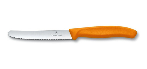 Victorinox Set De Cuchillos De Mesa Y Tomate , 11 Cm Naranja