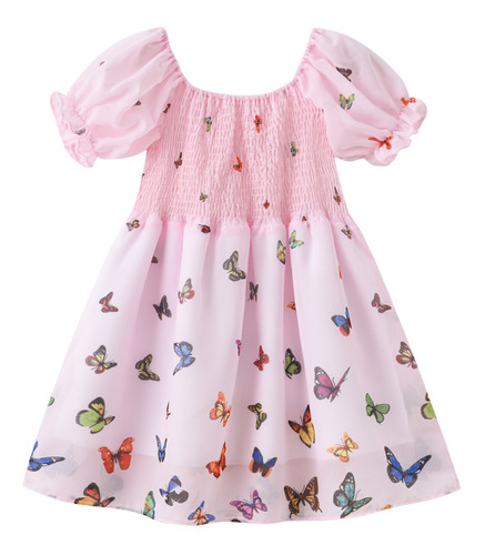 Vestido Princesa Mariposa Verano Bebé Niñas Niños Pequeños 0