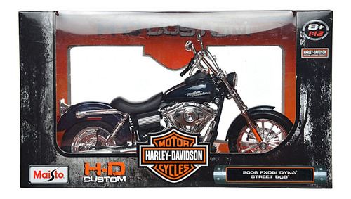 Miniatura Motocicleta 1:12 Harley Davidson Maisto Custom - F