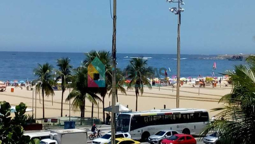 Imagem 2 de 15 de Copacabana, Excelente Três Quartos Frente Av. Atlântica , Salão Três Ambientes Duas Suítes Mais Um Quarto. - Cpap31152
