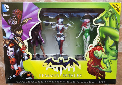 Imagen 1 de 4 de Batman Set De 3 Figuras Dc Masterpiece Femme Fatales Serie 2