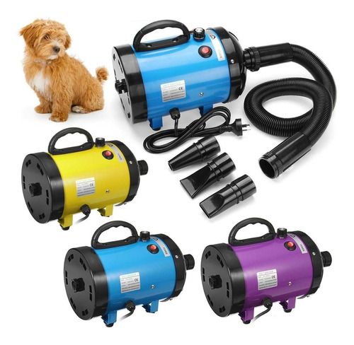 Secador Pelo Mascotas Perros, Gatos Turbina Profesional - Cs