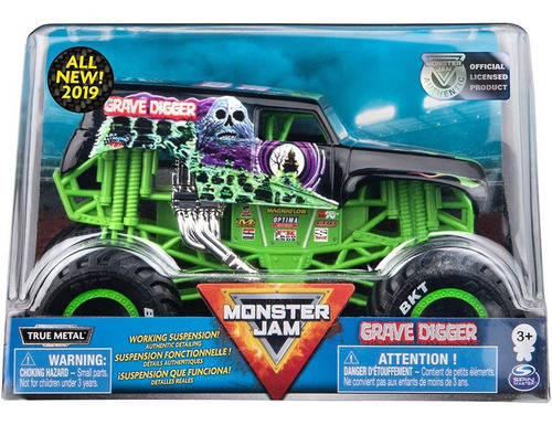 Monster Truck Oficial De Grave Digger, Vehículo Fundid...