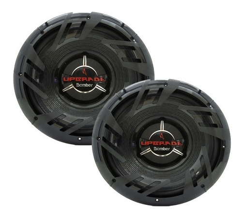 Kit 2 Subwoofer Bomber Up Grade 12 350 Watts Rms 4 Ohms