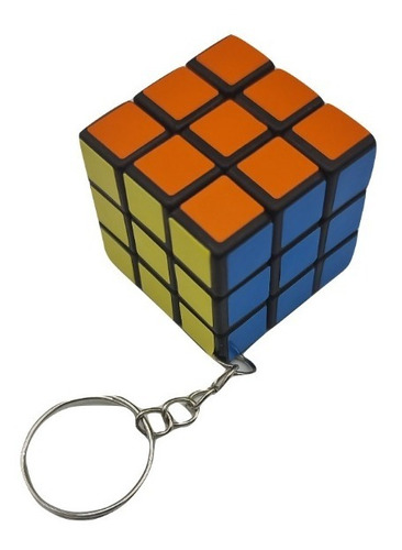 Llavero Cubo Mágico Estilo Rubik Ideal Souvenir Evento 3x3cm