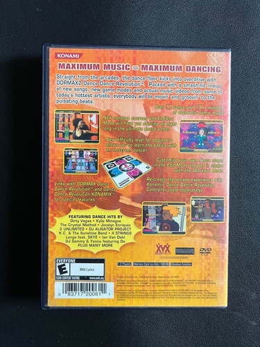 Dance Dance Revolution Ddrmax 2 - Ps2 (Usado)