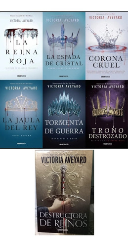 7 Libros Saga Reina Roja