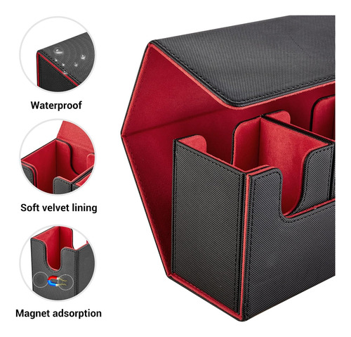 Caja De Cartas Para Mtg, 5 En 1 Commander Deck Box Magic ...