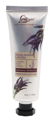 Crema De Manos Hidratante Reparación Lavanda Loveyes 50gr