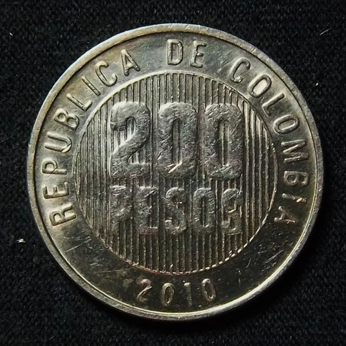 Colombia 200 Pesos 2010 Sc Km 287