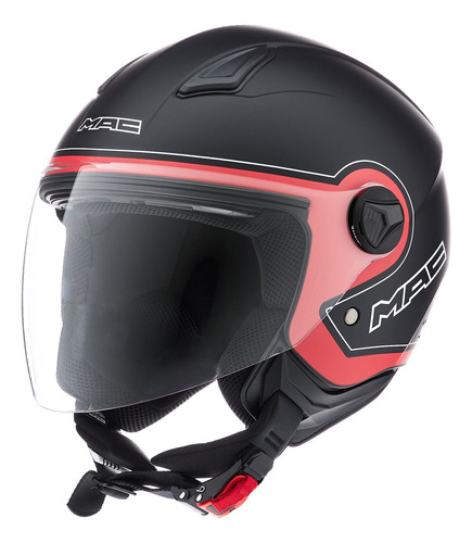 Casco Moto Abierto Mac Beat Muse Visor Simple