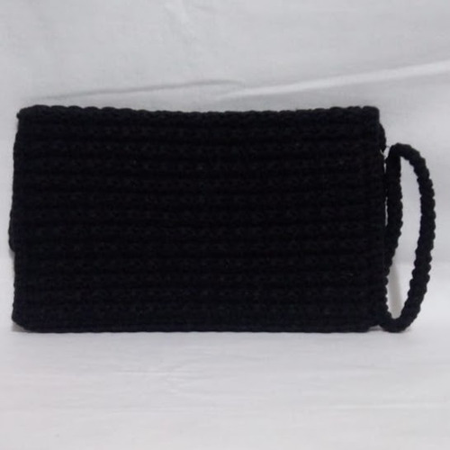 Clutch Preto Com Aplique