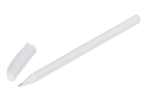 Caneta Plástica Com Tampa