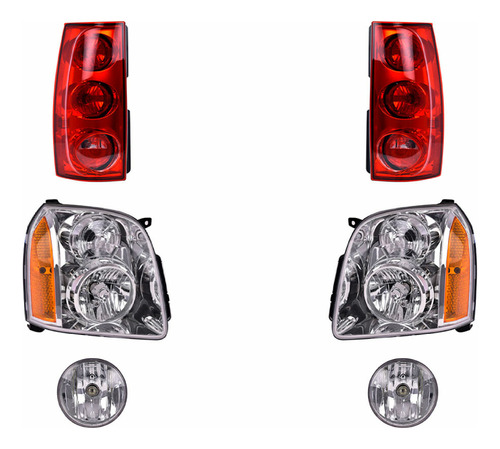 Calaveras + Faros + Neblineros Depo P/ Gmc Yukon 2007-2014