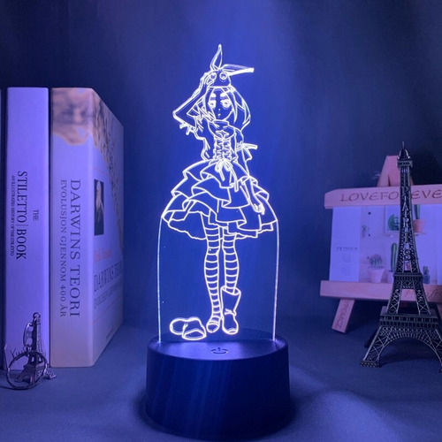 Anime 3d Luz De Noche Led Bakemonogatari Yotsugi Ononoki
