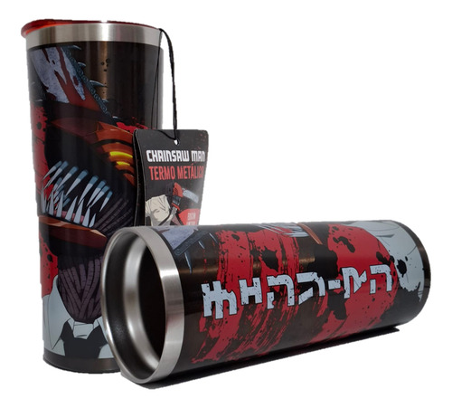 Termo Chainsaw Man Denji Original Geek Industry 590ml Eg