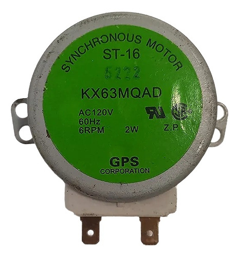 Motor Horno Microondas Gps Kx63mqad- 120 V