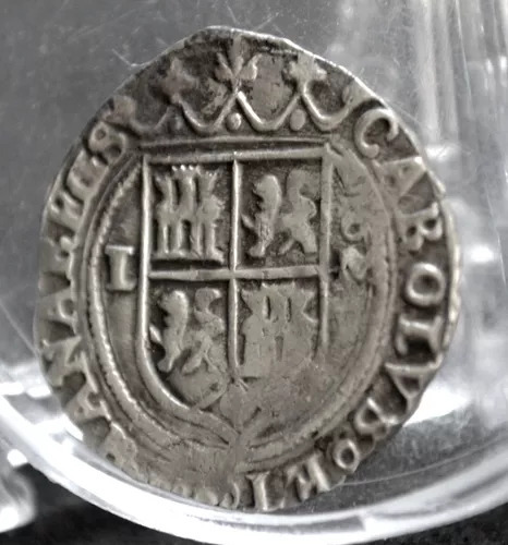 1 Un Real De Plata Carlos Y Juana (1548 - 1556)
