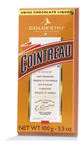 Chocolate Ao Leite Suiço Com Cointreau (100g) - Licor