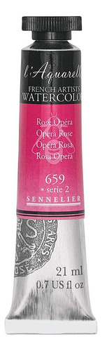 Sennelier Artistas Franceses Acuarela, 21ml, Opera Rose S2