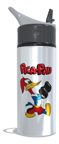 Pica-pau - Squeeze Aluminio Personalizado 600ml Pica-pau