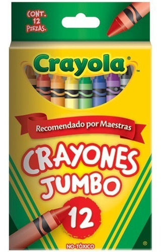 Crayon Crayola Color Surtido Forma Redondo 10 Cajas C/12 Pzs