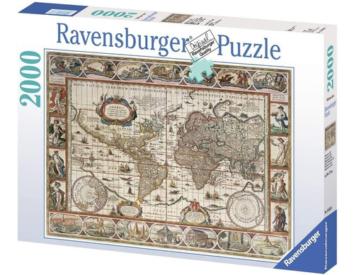 Mapa Del Mundo 1650 Rompecabezas Ravensburger 2000 Piezas