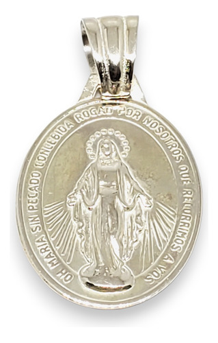 Dije Plata 925 Medalla Milagrosa 