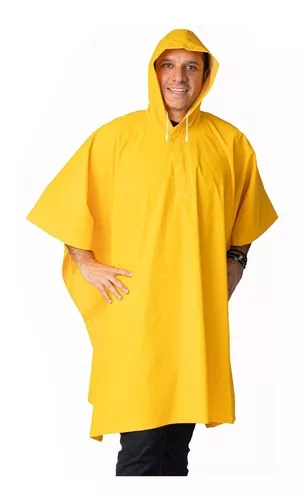 Impermeable Poncho Uso Rudo Capucha + Reflejante Beckon