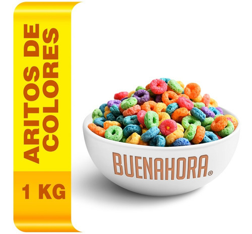 Cereal Aritos De Colores 1 Kg