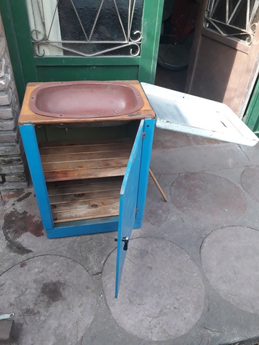 Mueble Batea De Metal Para Herreria Y Otros Usos Con Ruedita (Usado)