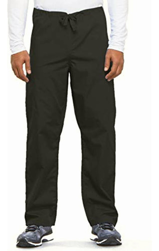 Cherokee Workwear Scrubs Unisex Cargo Pant, Black, Large