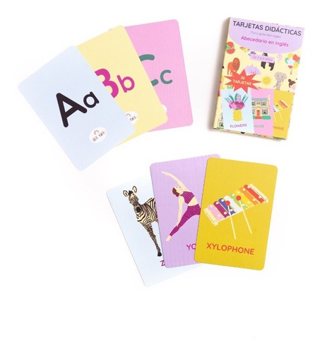 Abc Flashcards - 26 Cartas En Inglés