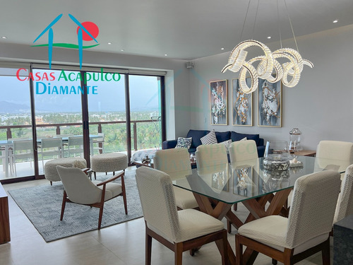 Cad La Isla Emerald I8. Amplio Departamento En Condominio De Playa Con Terraza Y Vista A Las Áreas Comunes