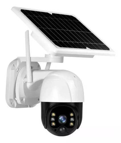 Cámara de seguridad Laitech EXF-HSD2021-4G Solar con resolución de 2MP visión nocturna incluida blanca
