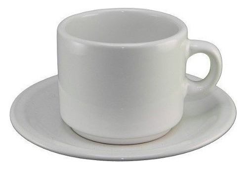 Taza Desayuno Con Plato Cafe Con Leche Gastronomica