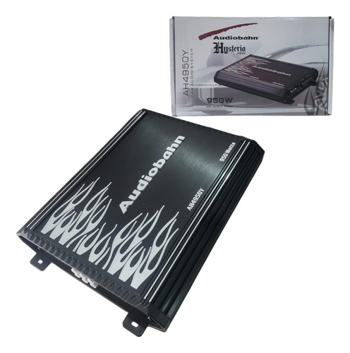 Amplificador 4 Canales Audiobahn 950w Ah4950y