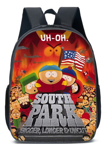 Mochila Escolar Infantil South Park Con Dibujos Animados De