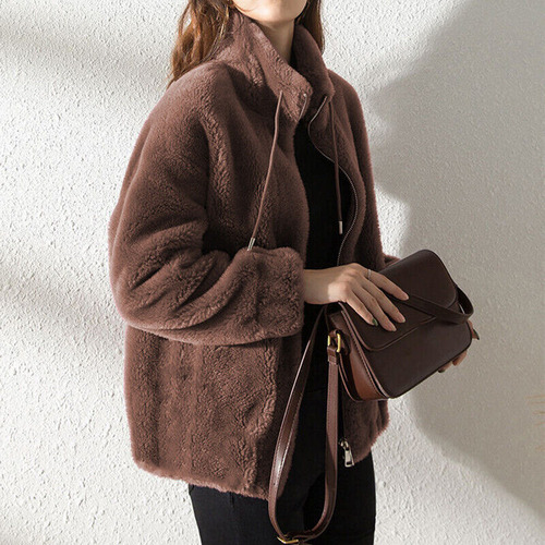 Abrigo De Felpa Grueso De Invierno Para Mujer, Abrigo Polar