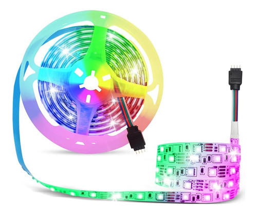 Tira De Luces Led Smd 5050 Rgb Flexibles De 12 V, Cinta...