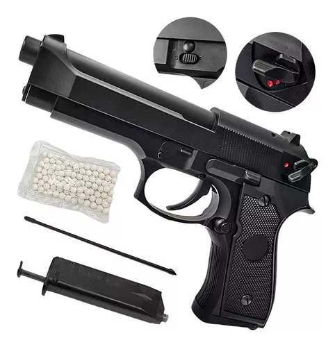 Pistola Airsoft Spring Full Metal beretta m92 V22 Vigor 6mm