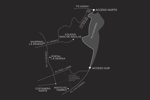 Sitios Las Colinas, Loteo Valle Escondido, La Dehesa
