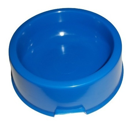 Plato Bowl Comedero Redondo Liso Mascotas Perros Grandes