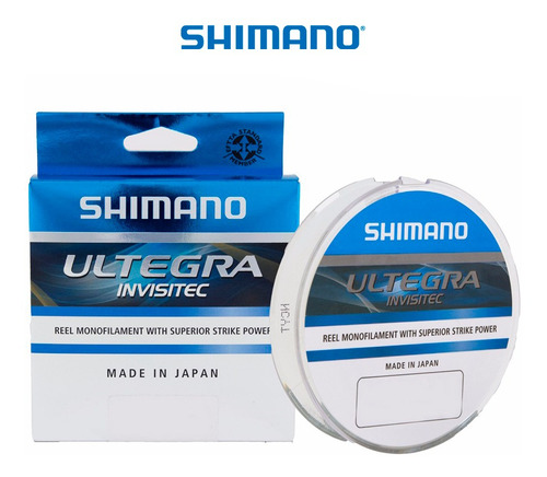 Linha Mono Shimano Ultegra Invisitec 0,14mm 4,8lbs - 300 M
