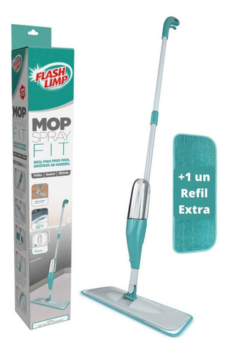 Mop Spray Rodo Esfregao Com Reservatorio De Limpeza + Refil