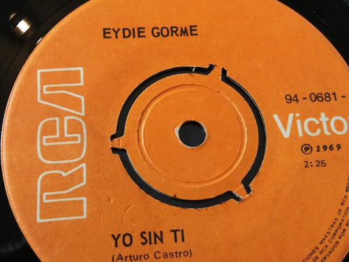 Vinilo Single De Eydie Gorne Yo Sin Ti ( V94