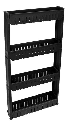 Imagen 1 de 9 de Organizador De Espacios Reducidos Pvc Blanco 4 Pisos Rxl