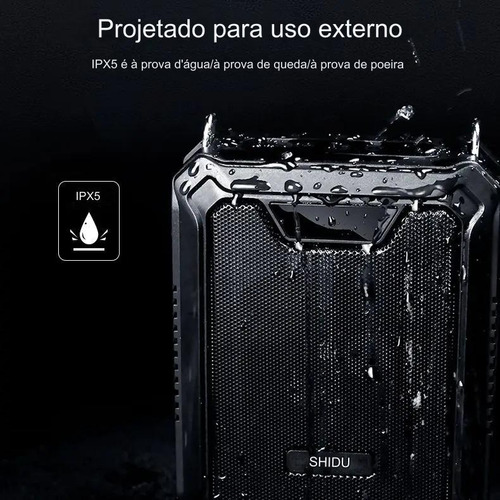Amplificador De Voz Portátil 18w Microfone Sem Fio Auto Fal.