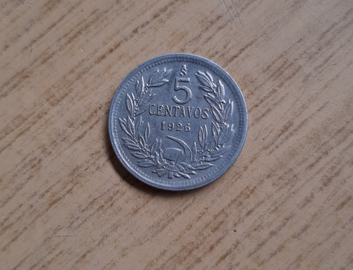 Moneda De 5 Centavos Año 1926 (Usado)